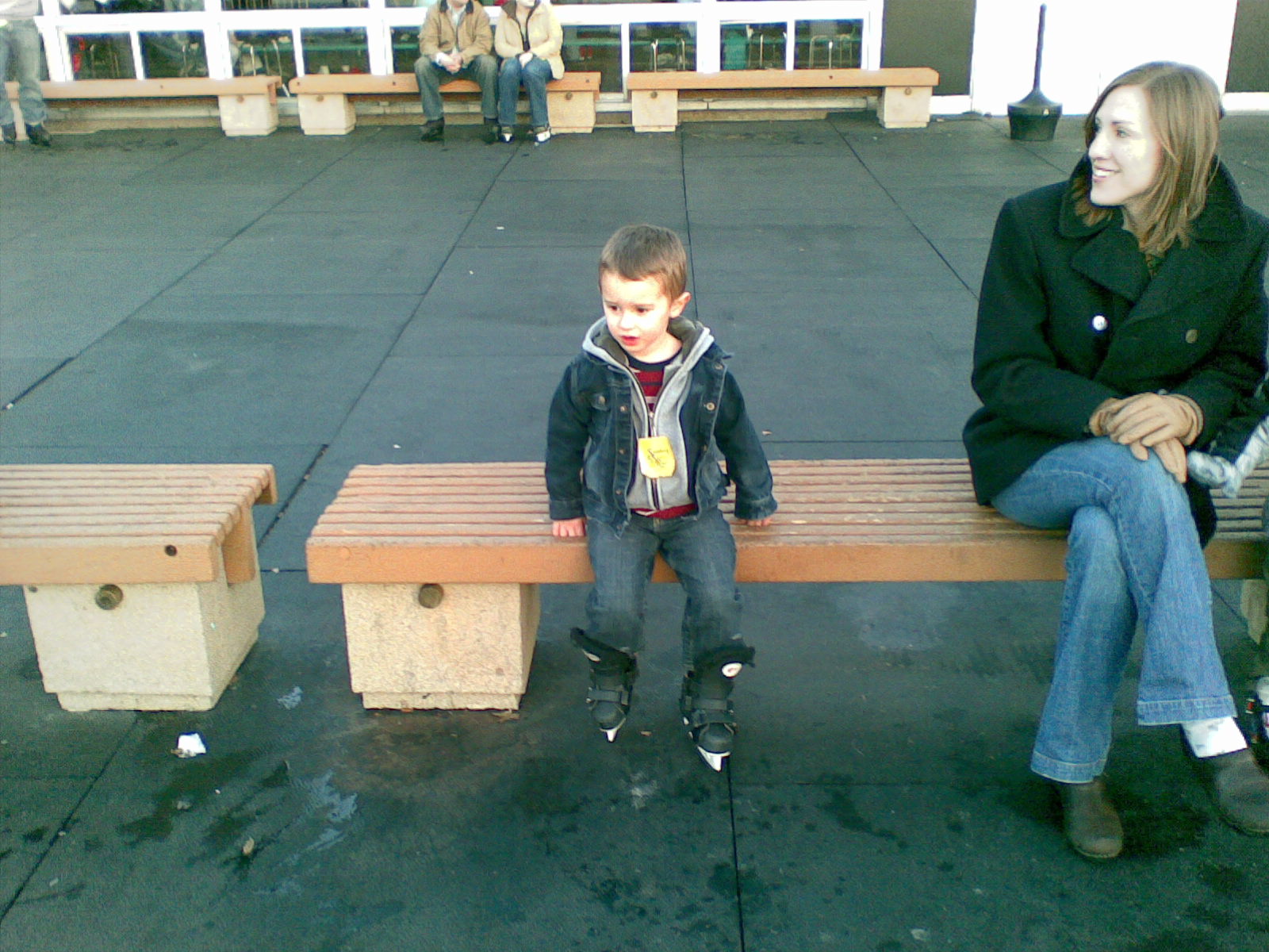 Lukas with Ice Skates